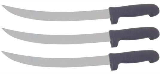 12 in Black Cimiter / Steak / Carving - Cozzini Cutlery Imports - Multiple Packs Available