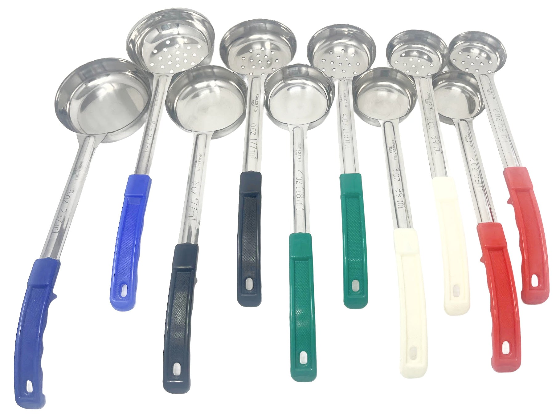 Portion Control Scoops (Spoodles) Available in 5 Sizes, Solid or Per