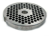 #22 Reversible Meat Grinder Plates - Choose Your Knife & Grind Hole Size from Coarse to Fine- Cozzini Cutlery Imports