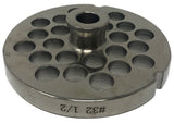 #32 Meat Grinder Plate W/ Hubs - Choose Your Grind Hole Size from Coarse to Fine-Cozzini Cutlery Imports