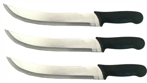 3  - 12 in Black Cimiter Knives - Butcher Better