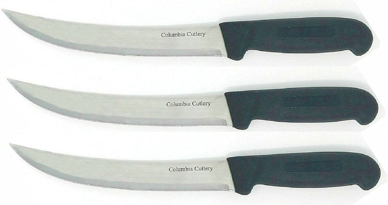 Load image into Gallery viewer, 10 in Breaking / Butcher / Cimiter Knife - Columbia Cutlery - Multiple Colors Available

