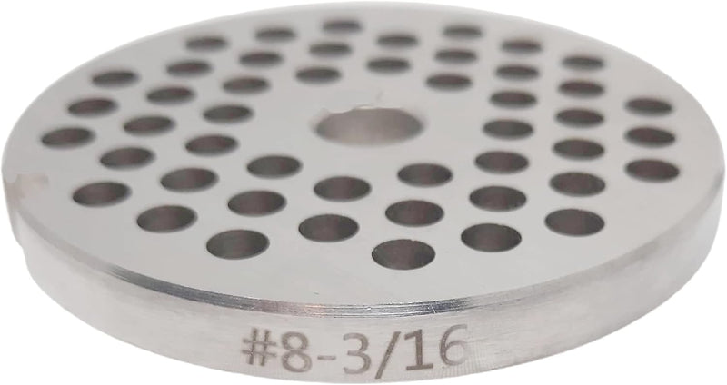 Load image into Gallery viewer, #8 Reversible Meat Grinder Plates - Choose Your Knife &amp; Grind Hole Size from Coarse to Fine
