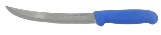 8 in Breaking / Butcher / Cimiter Knife - Columbia Cutlery - Multiple Colors Available