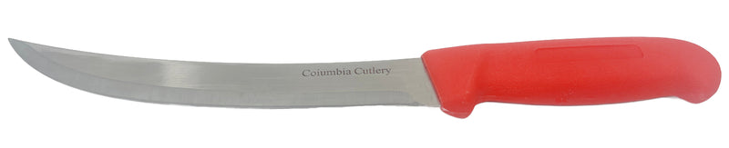Load image into Gallery viewer, 8 in Breaking / Butcher / Cimiter Knife - Columbia Cutlery - Multiple Colors Available
