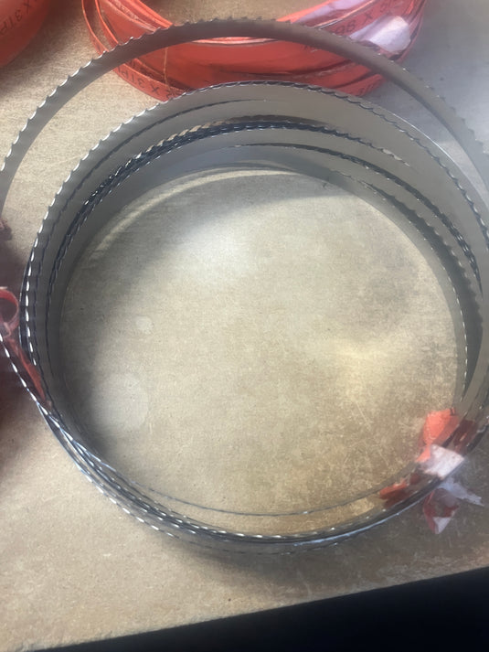 Damaged Packaging, Blades New (Undamaged) - 1/2 Priced - 98x5/8x3TPI - 4 Pack Bone In Bandsaw Blades Meat