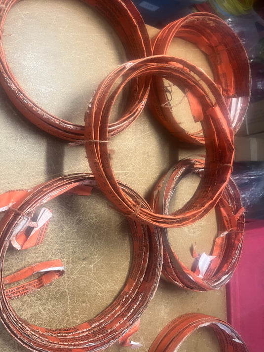 Damaged Packaging, Blades New (Undamaged) - 1/2 Priced - 98x5/8x3TPI - 4 Pack Bone In Bandsaw Blades Meat