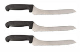 9 in Offset Bread Knife - Columbia Cutlery - Single or 3 Packs - Multiple Colors Available