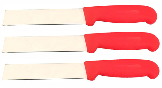 Singles or 3 Pack - 5.5” Produce Utility Knife - Orange Handle - Cozzini Cutlery Imports