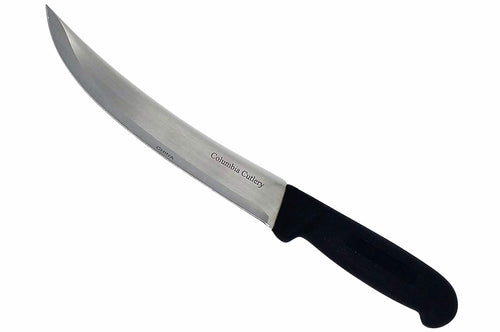 10 in Breaking / Butcher / Cimiter Knife - Columbia Cutlery - Multiple Colors Available