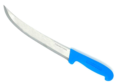 10 in Breaking / Butcher / Cimiter Knife - Columbia Cutlery - Multiple Colors Available