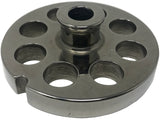#12 Meat Grinder Plates W/ Hubs - Choose Your Grind Hole Size from Coarse to Fine-Cozzini Cutlery Imports