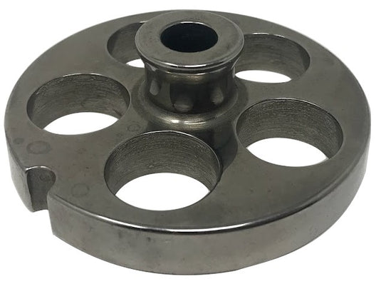 #12 Meat Grinder Plates W/ Hubs - Choose Your Grind Hole Size from Coarse to Fine-Cozzini Cutlery Imports