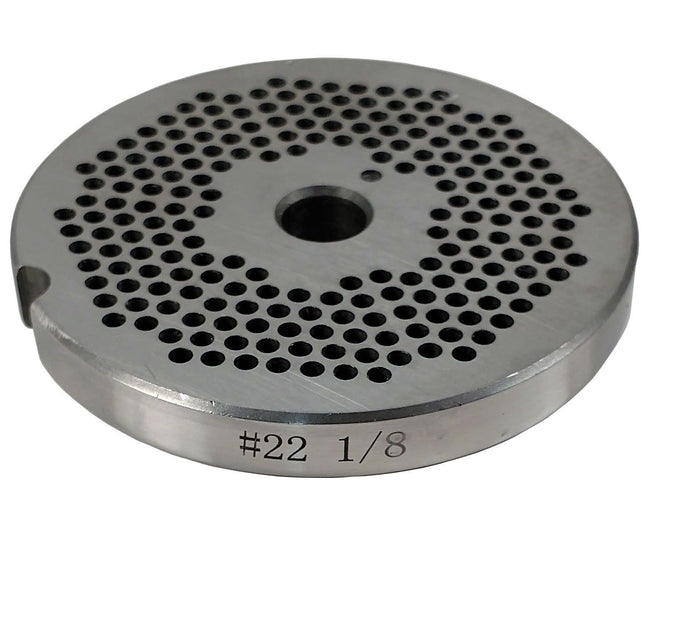 #22 Reversible Meat Grinder Plates - Choose Your Knife & Grind Hole Size from Coarse to Fine- Cozzini Cutlery Imports