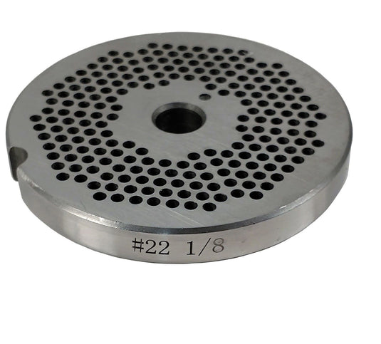 #22 Reversible Meat Grinder Plates - Choose Your Knife & Grind Hole Size from Coarse to Fine- Cozzini Cutlery Imports