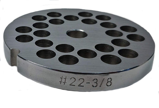 #22 Reversible Meat Grinder Plates - Choose Your Knife & Grind Hole Size from Coarse to Fine- Cozzini Cutlery Imports