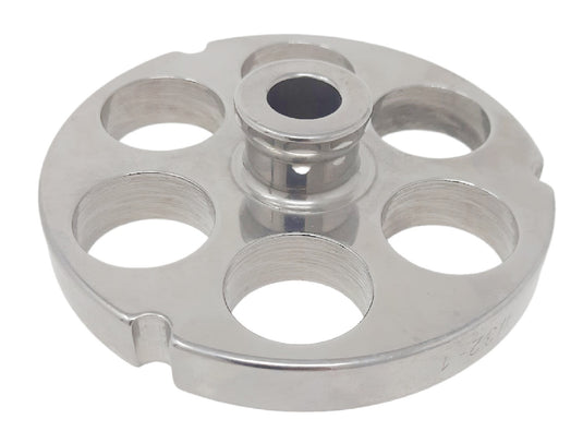 #52 Meat Grinder Plate W/ Hubs - Choose Your Grind Hole Size from Coarse to Fine-Cozzini Cutlery Imports