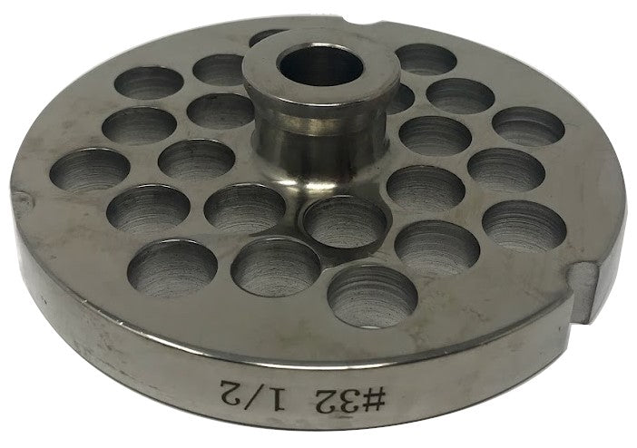 Load image into Gallery viewer, #32 Meat Grinder Plate W/ Hubs - Choose Your Grind Hole Size from Coarse to Fine-Cozzini Cutlery Imports
