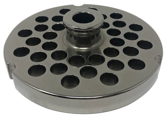 #32 Meat Grinder Plate W/ Hubs - Choose Your Grind Hole Size from Coarse to Fine-Cozzini Cutlery Imports