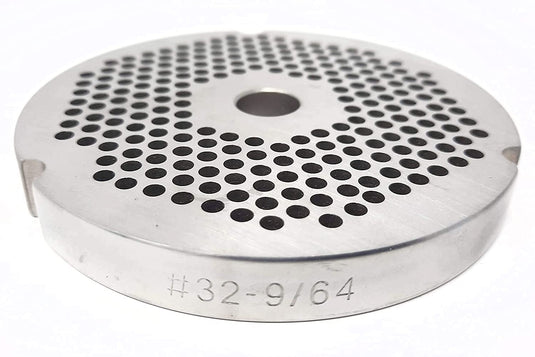 #32 Reversible Meat Grinder Plates - Choose Your Knife & Grind Hole Size from Coarse to Fine- Cozzini Cutlery Imports
