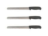 3 Packs - 10 in. Straight or Curved Bread Knives - Cozzini Cutlery Imports