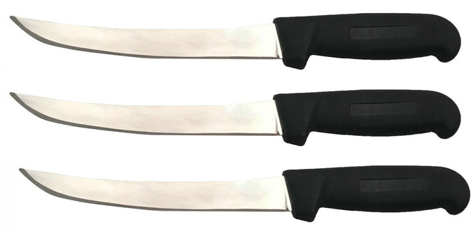 3 Pack - 6 in Curved Boning Knives - Cozzini Cutlery Imports