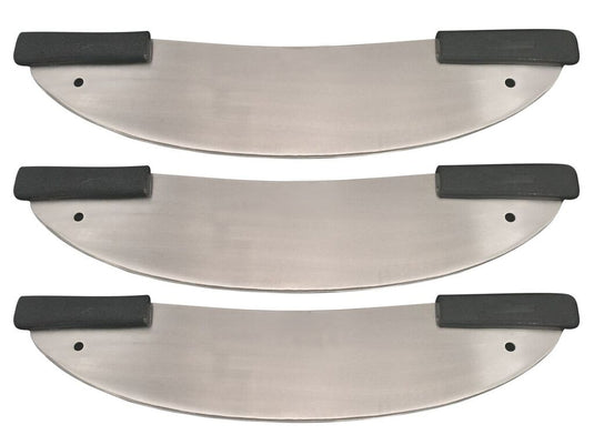 3 Pack - 20 in Double Handle Pizza Rockers - Cozzini Cutlery Imports