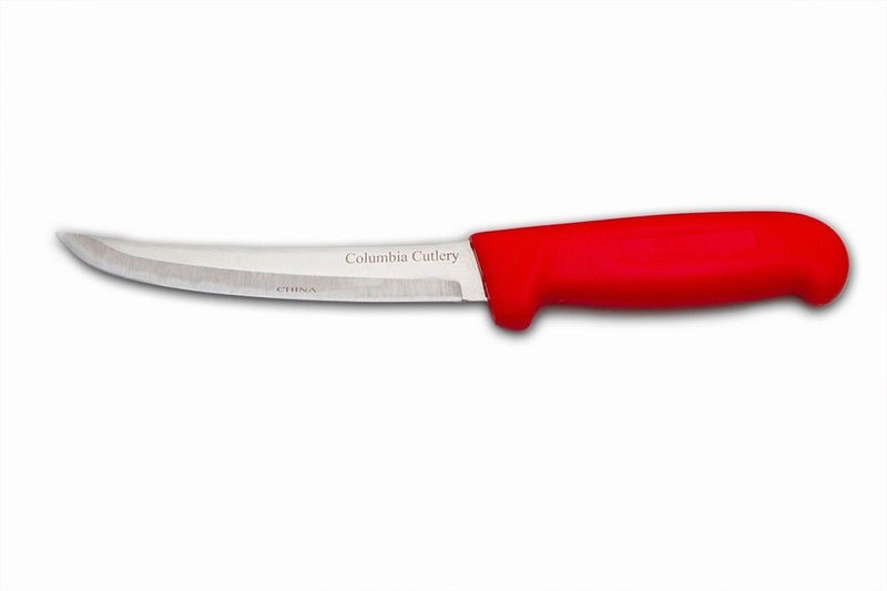 Load image into Gallery viewer, 6 in Curved Boning Knives - Columbia Cutlery- Multiple Colors &amp; Packs Available
