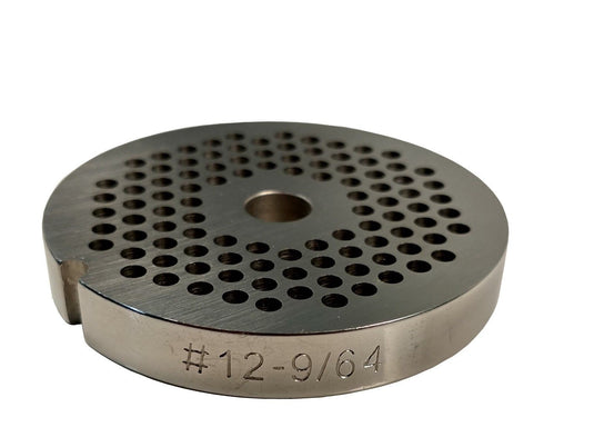 #12 Reversible Meat Grinder Plates - Choose Your Knife & Grind Hole Size from Coarse to Fine-Cozzini Cutlery Imports