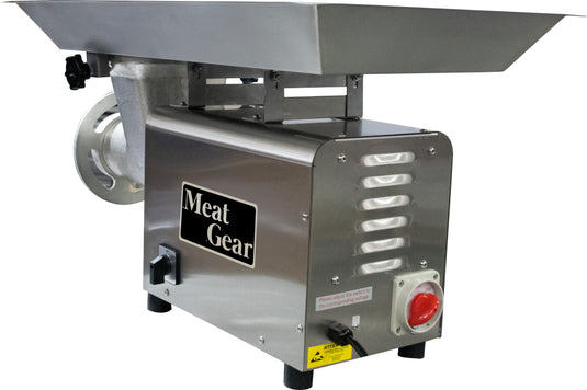 Meat Gear - Premium Meat Grinder M22 - Cast Iron or Stainless Steel - 110v or 220v