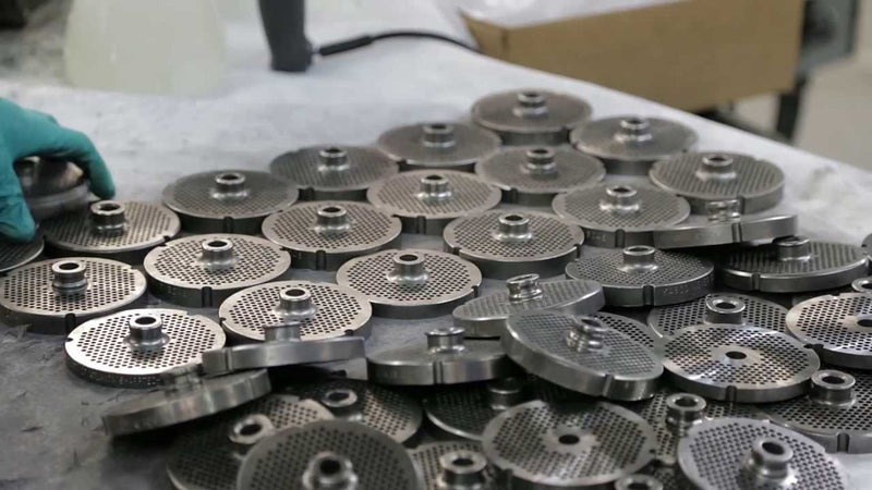 Load image into Gallery viewer, Mail in Sharpening Service - Meat Grinder Plates, Food Processor Knives, &amp; Kitchen Knives

